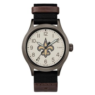 Timex Clutch New Orleans Saints Quartz Mens Watch TWZFSAIMBYZ