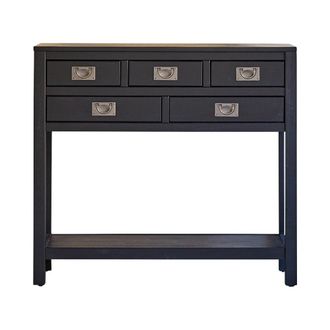 Tikamoon Consola de pino macizo 100 Klaten