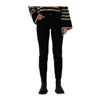 MY ESSENTIAL WARDROBE Dames, Jeans, Zwart, Maat: W25 Katoen