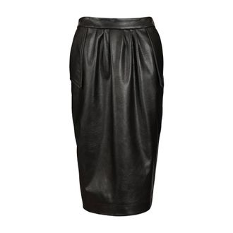 Stella McCartney Altermat Midi Skirt - female - Stella McCartney - Pencil Skirts - Black - M - Skirts