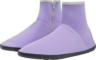 Generic Womens Rain Boots Beach Shoes Diving Snorkelling Surfing High Shaft Non-Slip Soft and Comfortable Breathable Highly Elastic Plain Wading Shoe with Zip