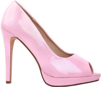 Generic Mens Womens Drag Queen Cross Dresser HIGH Heel PEEP Toe Court Shoes Big Sizes UK 9,10,11,12 (Pink Patent, Numeric_11)
