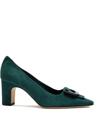 Manolo Blahnik 70mm Beti pumps - Green