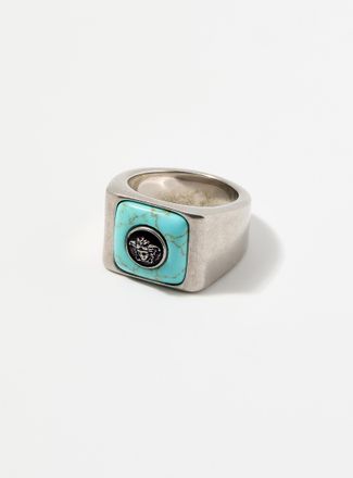 Versace Mens Medusa Aura ring