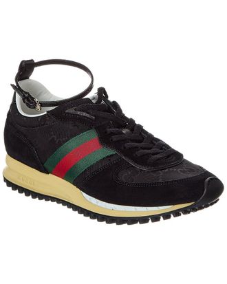 Gucci Re-Motion Gg Nylon & Suede Sneaker