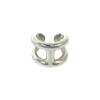 Herm&egrave;s Silver Silver 925 Band Ring (Pre-Owned)