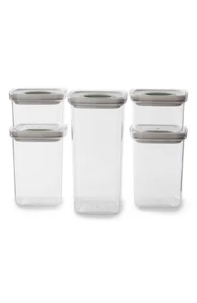 Berghoff Bal 5-Piece Smart Seal Food Container Set in Multicolor at Nordstrom Rack