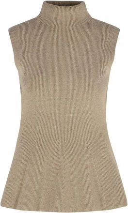 Róhe Tops, Dames, Grijs, L, Top SM Tostado Cuello Alto