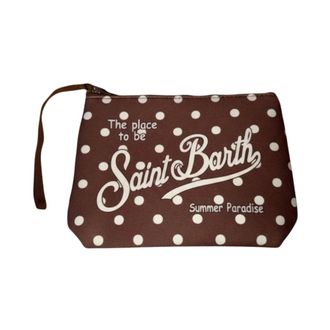 MC2 Saint Barth Clutches, female, Brown, Size: ONE SIZE Aline Clutch Bag