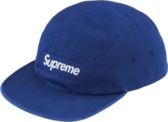 SUPREME SS26 Washed Chino Twill Camp Cap Royal SUP-SS26-1000-RYL