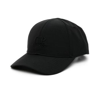 C.P. Company Baseball Cap - Heren - Petten - Zwart - ONE Size - Polyester - Accessoires