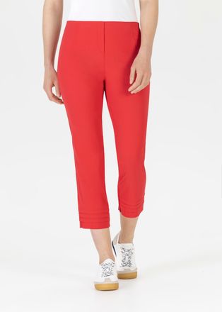 Stehmann 3/4-Hose STEHMANN Ina, Damen, Gr. 34, N-Gr, grenadine,2701, Web, Obermaterial: 65% Viskose, 30% Polyamid, 5% Elasthan, unifarben, regular fit 3/4-L&auml;ng