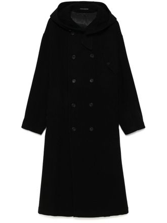 Yohji Yamamoto Cappotto doppiopetto - Nero