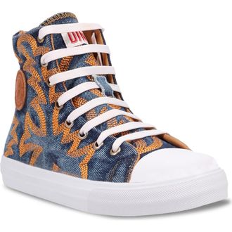 Dingo Game Day High Top Sneaker in Denim at Nordstrom, Size 8.5