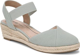 Life Stride Kimmie Ankle Strap Espadrille in Jade Green at Nordstrom, Size 5.5