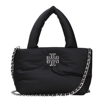 Tory Burch Tory Burch Britten Damens Stoffhandtaschen Schwarz