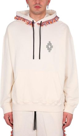 Marcelo Burlon Fringes Sweatshirt-Uomo