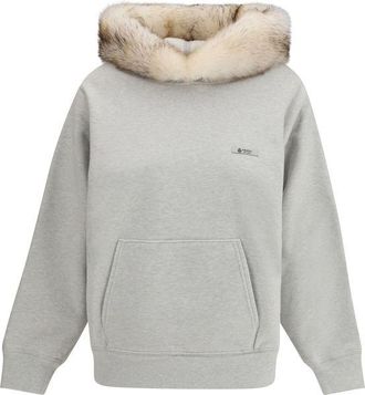 Prada Gray Cotton Womens Sweatshirt