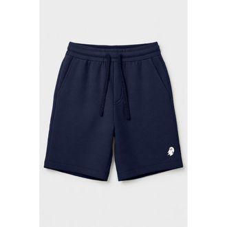 Dalix Mens Ghost Relaxed Fleece Sweat Elastic Shorts in Navy at Nordstrom, Size Xx-Large
