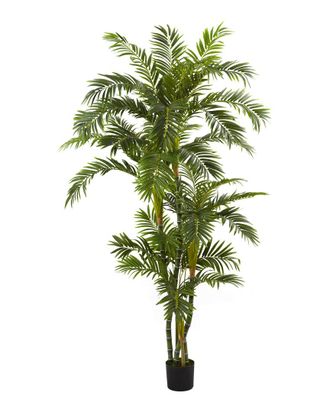 Nearly Natural 6Ft Curvy Parlor Palm Silk Tree