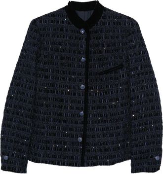 Emporio Armani Womens Jackets Blue