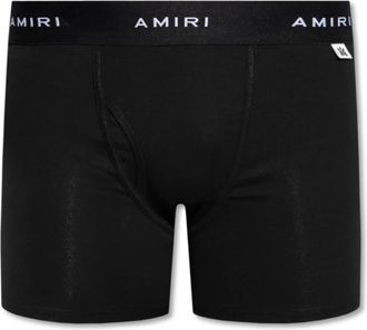 Amiri Boxershorts met logo - Heren - Onderbroek - Zwart - M - Katoen - Ondergoed