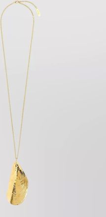 ARMARIUM long necklace mussel shell textured pendant