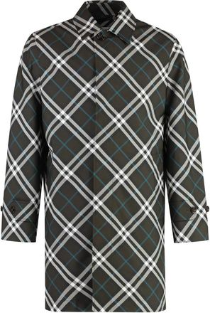 Burberry Coats - Heren - Mantel - Groen - L - Jassen