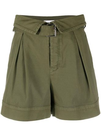 Pinko Shorts Judo con cintura - Verde