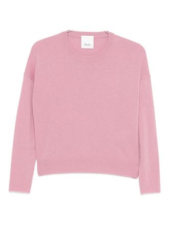 Allude round-neck cashmere sweater - women - Cashmere - S - Pink