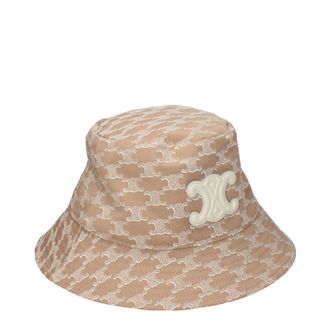 Celine Donnas Cappello in cotone beige