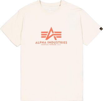 Alpha Industries T-Shirt ALPHA INDUSTRIES Basic T-Shirt BL Carbon, Herren, Gr. XXL, weiss (vintage wei&szlig;), Obermaterial: 100% Baumwolle, Shirts T-Shirt