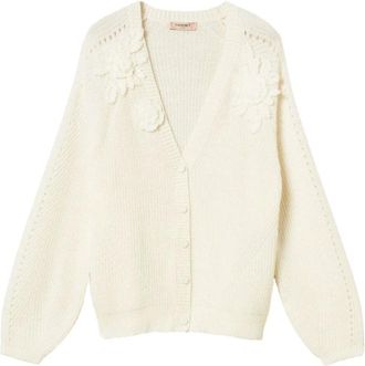 Twinset Dames, Truien, Beige, Maat: XS