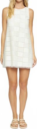 Lost + Wander Riviera Escape Mini Dress In Off-White