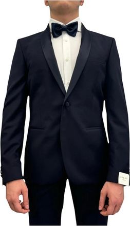 L.B.M. 1911 Elegante Jurk voor Speciale Gelegenheden - Heren - Blazers - Blauw - L - Jassen