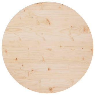 vidaXL Vidaxl Piano Tavolo &Oslash;80x2,5 Cm In Legno Massello Di Pino