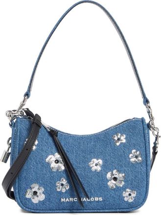 Marc Jacobs Daisy Sequin Denim Shoulder Bag in Medium Denim at Nordstrom Rack