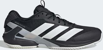 adidas Adizero ubersonic 5 scarpe da tennis clay in core black / metallico-Nero