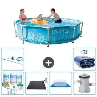 Intex Piscina Con Estructura Redonda - 305x76 Cm - 7-piezas S20357