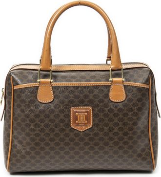 Celine Pre-owned Womens Vintage Small Boston Handbag - Brown - One Size