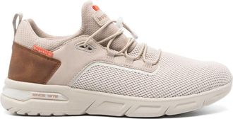 Bugatti logo-patch sneakers - men - Rubber/Polyester/Polyester/Polyurethane - 43 - Neutrals