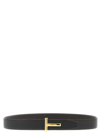 Tom Ford Mens Multicolor Calfskin Regular Belt