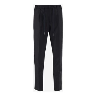 Tagliatore Broeken, Heren, Blauw, 2Xl, Wol, Stretch wollen broek