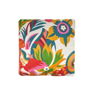 Novit&agrave; Home Cojines flores coloridas hechos a mano