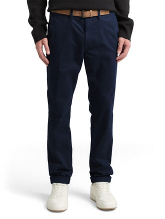 Tom Tailor Denim Chinohose TOM TAILOR DENIM, Herren, Gr. 30, L&auml;nge 34, blau (marine), Obermaterial: 97% Baumwolle, 3% Elasthan, unifarben, schmal lang, Hosen Chinohose