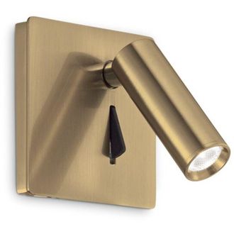 Ideal Lux Ideal Lux - Lite - L&aacute;mpara De Pared De Lectura Interior Led Integrada 1 Luz Negra 3000k