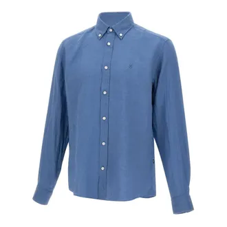 HUGO BOSS Hugo, Casual Shirts, male, Blue, Size: 3XL H-Liam Shirt