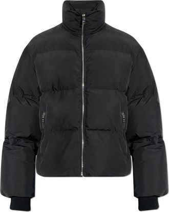 Dolce & Gabbana Donsjack - Dames - Gewatteerde jassen - Zwart - M - Polyester - Jassen
