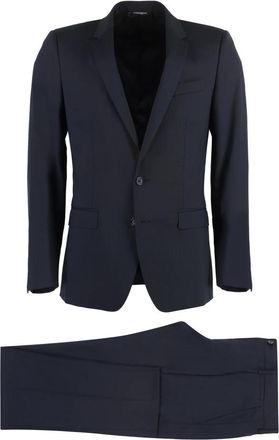Dolce & Gabbana Martini Pak - Heren - Business pakken - Blauw - M - Wol - Kostuums