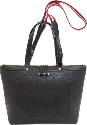 Bally Black Leather Tote Bag (Pre-Owned)